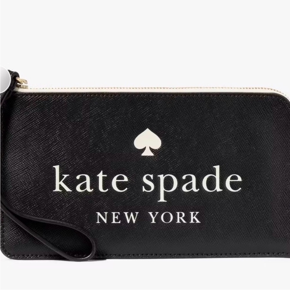 NWT Kate Spade Black Lucy Wristlet